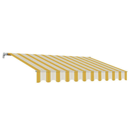 Tenda da sole avvolgibile 300x200 cm a barra quadra con rullo in alluminio