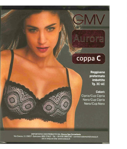 Gianmarco Venturi Reggiseno Aurora Gmv Coppa C Nero Effetto Pizzo Nero Art. G8489a Moda/Donna/Abbigliamento/Abbigliamento da notte lingerie e intimo/Lingerie & Intimo/Reggiseni/Reggiseni basic L’Orchidea - Siderno, Commerciovirtuoso.it