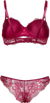 GianMarcoVenturi Completino Intimo Donna G5575c Completo Coordinato Reggiseno Imbottito + Slip Brasiliana Con Pizzo Moda/Donna/Abbigliamento/Abbigliamento da notte lingerie e intimo/Lingerie & Intimo/Completi intimi L’Orchidea - Siderno, Commerciovirtuoso.it