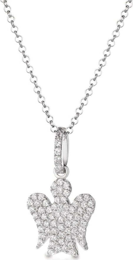 GIANNOTTI---COLLANA-CON-ANGELO-IN-ARGENTO-E-ZIRCONI