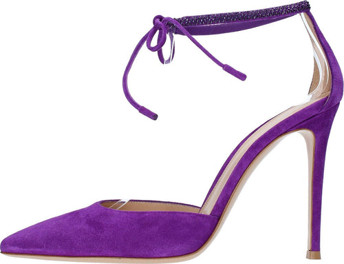 Gianvito-Rossi-Scarpe-con-Tacco-Viola-da-donna