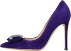 Gianvito-Rossi-Scarpe-con-Tacco-Viola-da-donna