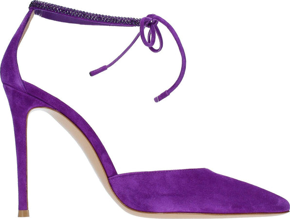 Gianvito-Rossi-Scarpe-con-Tacco-Viola-da-donna