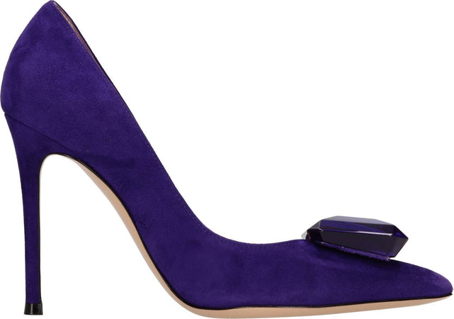 Gianvito-Rossi-Scarpe-con-Tacco-Viola-da-donna