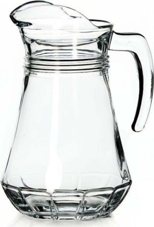 GIARA CARAFFA IN VETRO DA 1140CC BROCCA ACQUA VINO BEVANDE CUCINA Casa e cucina/Stoviglie/Bicchieri e cristalli/Brocche carraffe e decanter/Brocche e caraffe Trade Shop italia - Napoli, Commerciovirtuoso.it