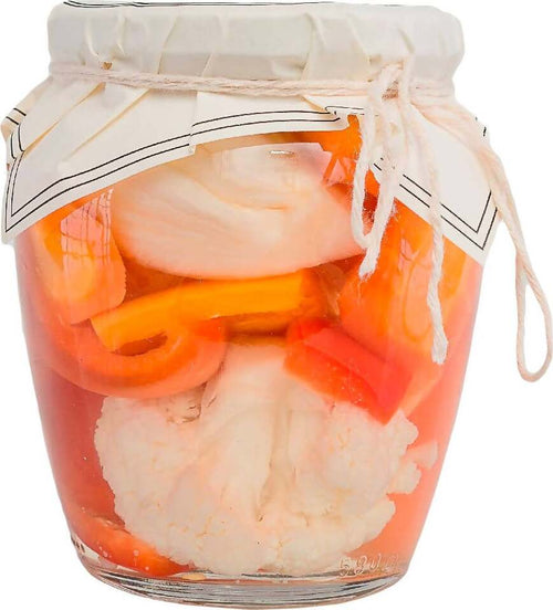 Giardiniera di verdure in Agrodolce 580ml della Nonna Antonia con Carote Peperoni Rossi Gialli e Verdi Cavolfiori e Finocchi Sott'Aceti Ideali per Insalata di Riso o Contorni Sott'aceti Urselli Food, Commerciovirtuoso.it