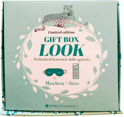 Gift Box Cofanetto Regalo Look 2 Maschera + Siero 30 Ml Benessere Dello Sguardo Limited Edition A Sostegno Parco Natura Viva Specchiasol