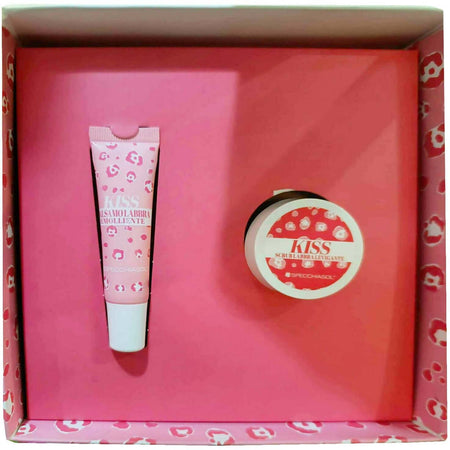Gift Box Kiss Cofanetto Regalo Balsamo Labbra Emolliente 15 Ml Scrub Labbra Levigante 15 Ml Limited Edition A Sostegno Del Parco Natura Viva Specchiasol