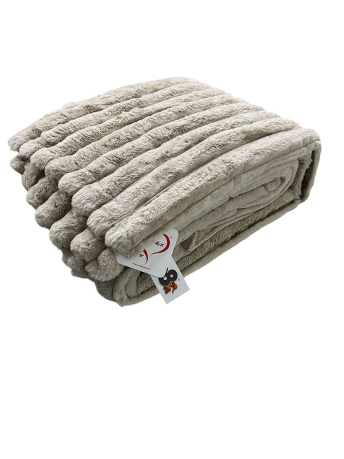 Coperta Daunex Trendy Rigata in Microfibra 200x250