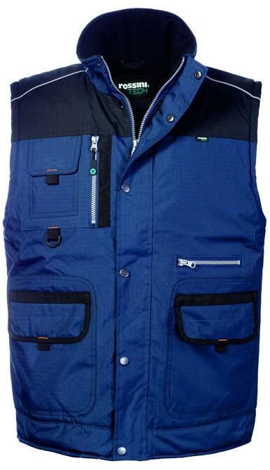 Gilet Bradford Blu Gilet Imbottito da Lavoro Elettricista Meccanico Magazzino Officina