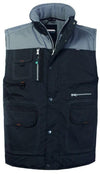 Gilet Bradford Nero Gilet Imbottito da Lavoro Elettricista Meccanico Magazzino Officina