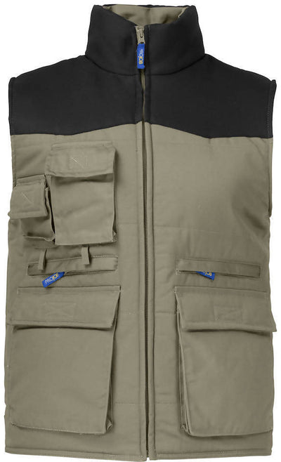 Gilet Da Lavoro Multitasche Imbottito Projob® Giacca Con Tasche E Cerniere Tecnica per Meccanico Magazzino Cantiere Pescatore Faidate Gommista