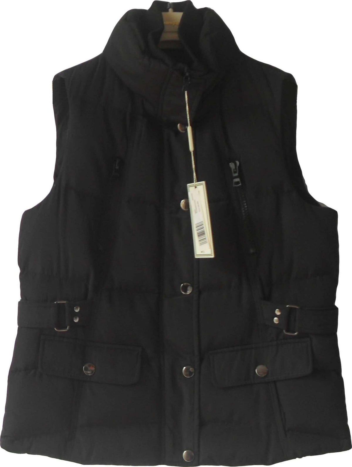 Gilet donna smanicato donna imbottito nero 16232 gilet nero