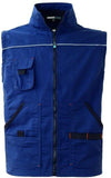 Gilet Fangio Blu/Nero Gilet da Lavoro Elettricista Magazziniere Meccanico