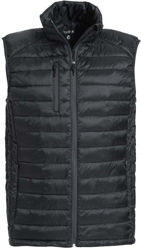Gilet Hudson Nero DonnaPiumino Smanicato con Tasche