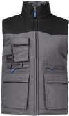 Gilet Imbottito Grigio Projob Multitasche Bicolore Gilet Meccanico Magazzino Industria