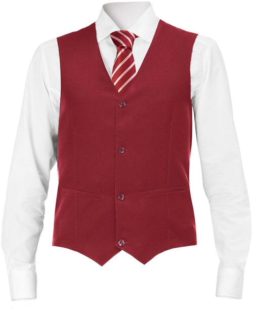 Gilet Miguel Bordeaux Gilet Uomo Cameriere Barman Reception