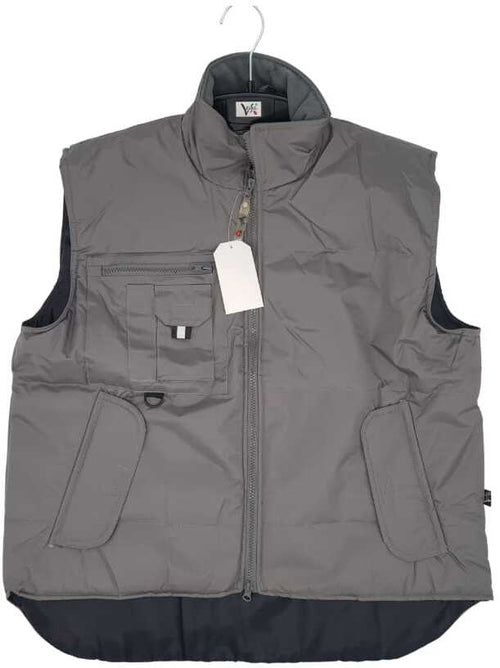 GILET MULTI TASCHE MODELLO GOLF COLORE GRAY DA LAVORO VEGA M XL