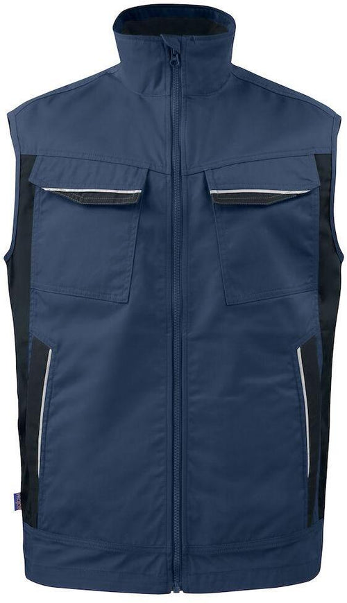 Gilet Multitasche Blu Gilet Meccanico Officina Industria Tasche Rinforzate