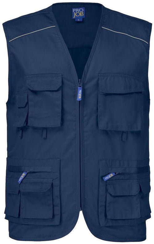Gilet Multitasche Blu Gilet Pescatore Magazziniere Officina Muratore
