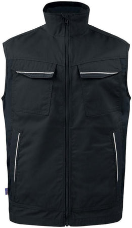Gilet Multitasche Nero Gilet Meccanico Officina Industria Tasche Rinforzate