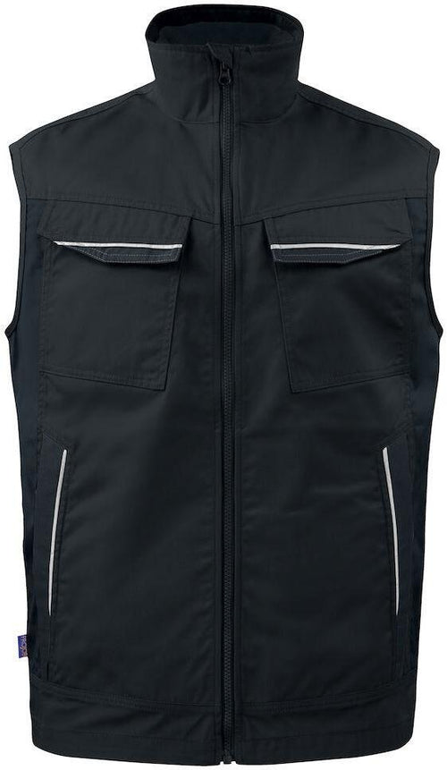 Gilet Multitasche Nero Gilet Meccanico Officina Industria Tasche Rinforzate