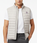 Smanicato uomo Invicta - Gilet Piumino ICON con Cappuccio - Beige con Interno Denim