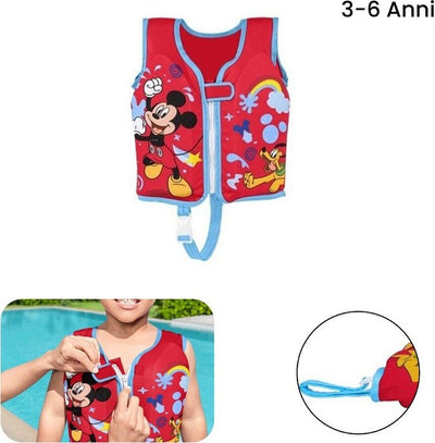 Gilet Salvagente Trainer Mickey Con Cuscinetti In Schiuma Bambini 3-6 Anni 9101h Giochi e giocattoli/Sport e giochi all'aperto/Giochi aquatici e piscine per bambini/Giochi e giocattoli da piscina/Salvagenti Trade Shop italia - Napoli, Commerciovirtuoso.it