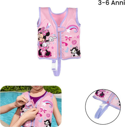 Gilet Salvagente Trainer Minnie Con Cuscinetti In Schiuma Bambine 3-6 Anni 9101g Giochi e giocattoli/Sport e giochi all'aperto/Giochi aquatici e piscine per bambini/Giochi e giocattoli da piscina/Salvagenti Trade Shop italia - Napoli, Commerciovirtuoso.it