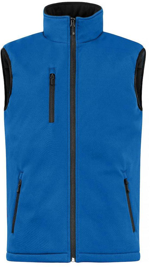 Gilet Softshell Royal Azzurro Giubbino Imbottito da Lavoro Tempo Libero Impermeabile Traspirante