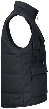 Gilet Uomo Da Lavoro Nero Multifunzionale Multitasche Imbottito Taglia Xl Projob® Lavoro Meccanico Magazzino Cantiere Pescatore Faidate Gommista