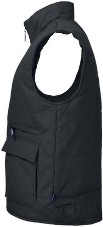 Gilet Uomo Da Lavoro Nero Multifunzionale Multitasche Imbottito Taglia Xl Projob® Lavoro Meccanico Magazzino Cantiere Pescatore Faidate Gommista