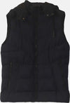 Gilet Piumino Smanicato con Cappuccio Blu Imbottito da Uomo con Tasche e Zip Slim Fit art. 51265 gile' uomo L'Orchidea - Siderno, Commerciovirtuoso.it