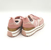 Gilly Sneakers Donna Con Zeppa E Lacci Rosa Scarpe Da Ginnastica Plateau Ecopelle