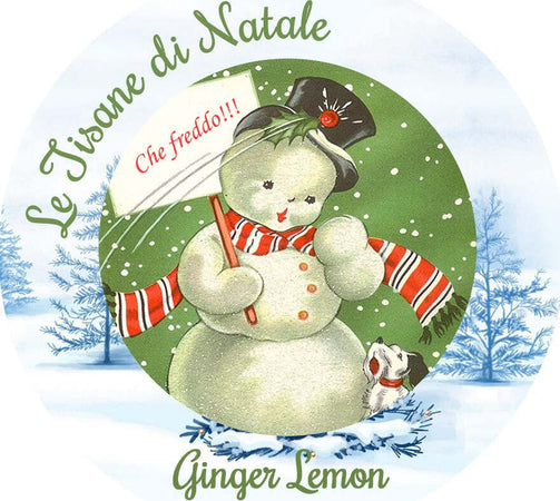 Ginger Lemon Noel - Tisana in lattina regalo Alimentari e cura della casa/Caffè tè e bevande/Tè e tisane/Tè in confezione regalo MariTea bottega del Tè - Lodi, Commerciovirtuoso.it