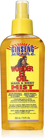 Ginseng Miracle Wonder 8 Olio Per Capelli E Corpo 222ml Per Capelli