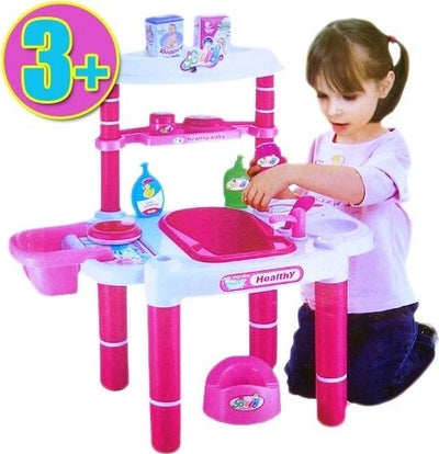 Giocattoli-Per-Bambini-Bagnetto-Bath-Tower-Con-Accessori-Per-Bambine