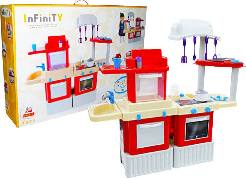 Giocattoli Polesie - Cucina Infinity Basic Giocattoli Polesie - Cucina Con Forno E Fornello per Bambini Cucina Giocattolo in Plastica Con Accessori - Piatti, Attrezzi, Scomparti, Rubinetto E Lavabo Forno, Bianca/Rossa ‎88 x 22 x 60 cm Giochi e giocattoli/Giochi d'imitazione e accessori di travestimento/Cucina/Mini elettrodomestici Liquidator Italia - Nicosia, Commerciovirtuoso.it
