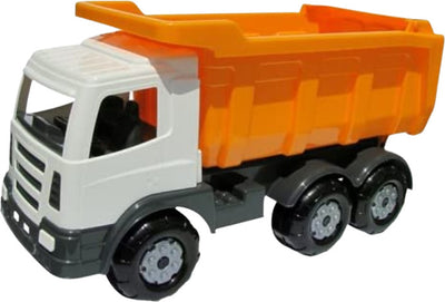 Giocattoli Polesie - Dump Truck Camion Da Cantiere Veicolo Da Costruzione, Colore Arancione E Bianco per Bambini 38 X 25 X 68 Cm Giochi e giocattoli/Veicoli/Macchine e camion/Veicoli da cantiere Liquidator Italia - Nicosia, Commerciovirtuoso.it