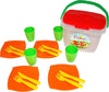 Giocattoli Polesie - Set Servizio Pic-Nic Con Contenitore (17 Pz) 25 X 18 X 18 Cm in Plastica Gioco Educativo per Bambini 1+ Anni Giochi e giocattoli/Giochi d'imitazione e accessori di travestimento/Cucina/Set da tè Liquidator Italia - Nicosia, Commerciovirtuoso.it