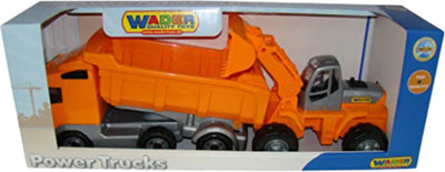 Giocattoli Polesie - Truck Power Con Set Camion + Caricatore Veicoli Da Costruzione per Bambini Arancione Giochi e giocattoli/Veicoli/Macchine e camion/Veicoli da cantiere Liquidator Italia - Nicosia, Commerciovirtuoso.it