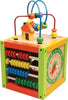 Giocattolo-Cubo-Attivita-Per-Bambini-In-Legno-Con-Gioco-Pallottoliere-Abaco-16cm
