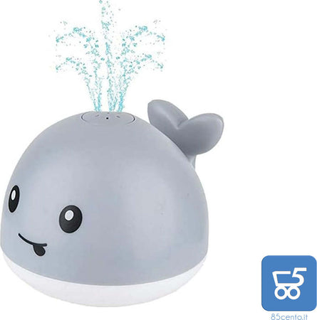 Giocattolo da Bagno per Bambini Acquatico con Fontanella con Supporto per Funzionamento a Terra +3 anni