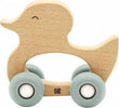Giocattolo-in-Legno-con-Massaggiagengive-in-Silicone-Anatra-Kikkaboo-Menta