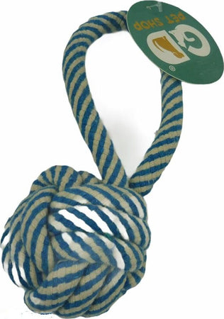 Giocattolo per cane palla con anello stoffa rigato 21cm Prodotti per animali domestici/Cani/Giocattoli/Palle Led Mall Home - Napoli, Commerciovirtuoso.it