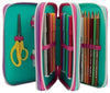 Giochi Preziosi Astuccio Scuola Bambine Hello My Friend! Astuccio Triplo Pinypon 3 Scomparti E 3 Zip
