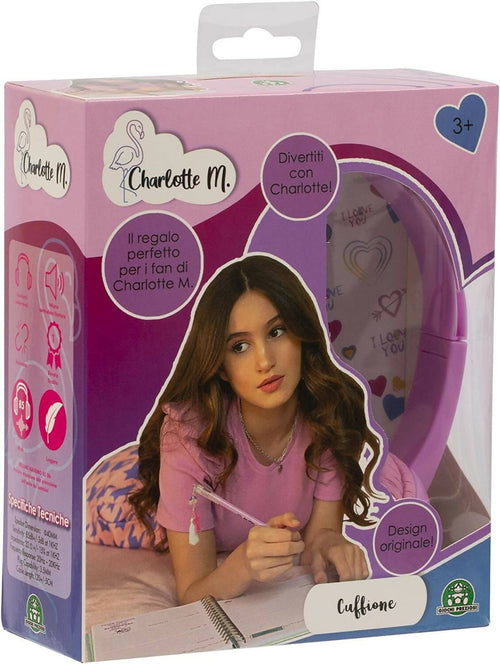 Giochi Preziosi Charlotte M-Cuffione per Ascoltare La Tua Musica Preferita Cuffie Rosa per Ragazze
