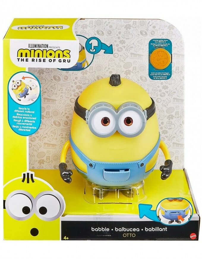 Giochi Preziosi Minions Gus 10 Cm Con Launcher - Action Figure Cattivissimo Me 4 - Lancia E Schianta - Per Bambini 3+ Anni - 2