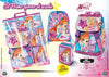 Giochi Preziosi Set Scuola Winx Zaino Organizzato Estensibile Astuccio e Sacca Kit Scuola WN9C5000 Rosa Brillantini Multi Colore Giochi Preziosi