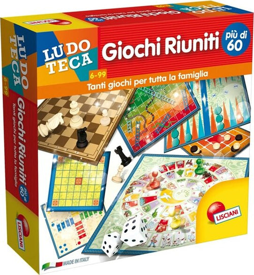 Giochi riuniti +di 60 lisciani Giochi e giocattoli/Giochi da tavola di società e accessori/Giochi da tavolo/Giochi di società Eurocartuccia - Pavullo, Commerciovirtuoso.it